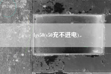 lgv50，v50充不进电？